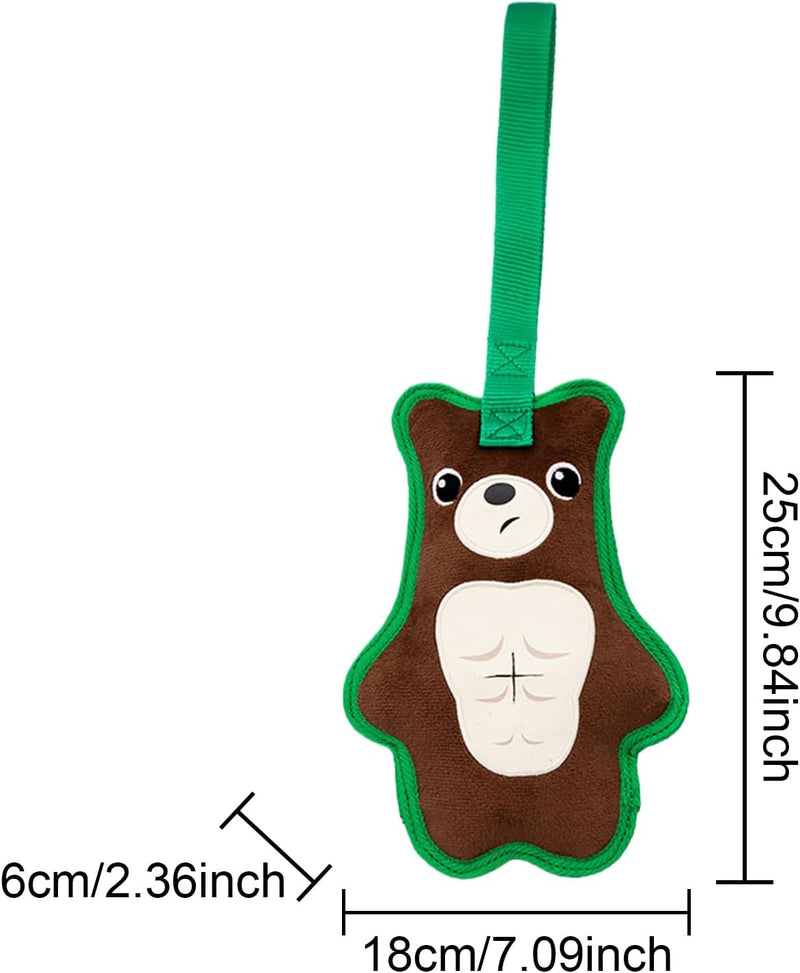 Indestructible & Interactive Bear Dog Toys For Heavy Chewers