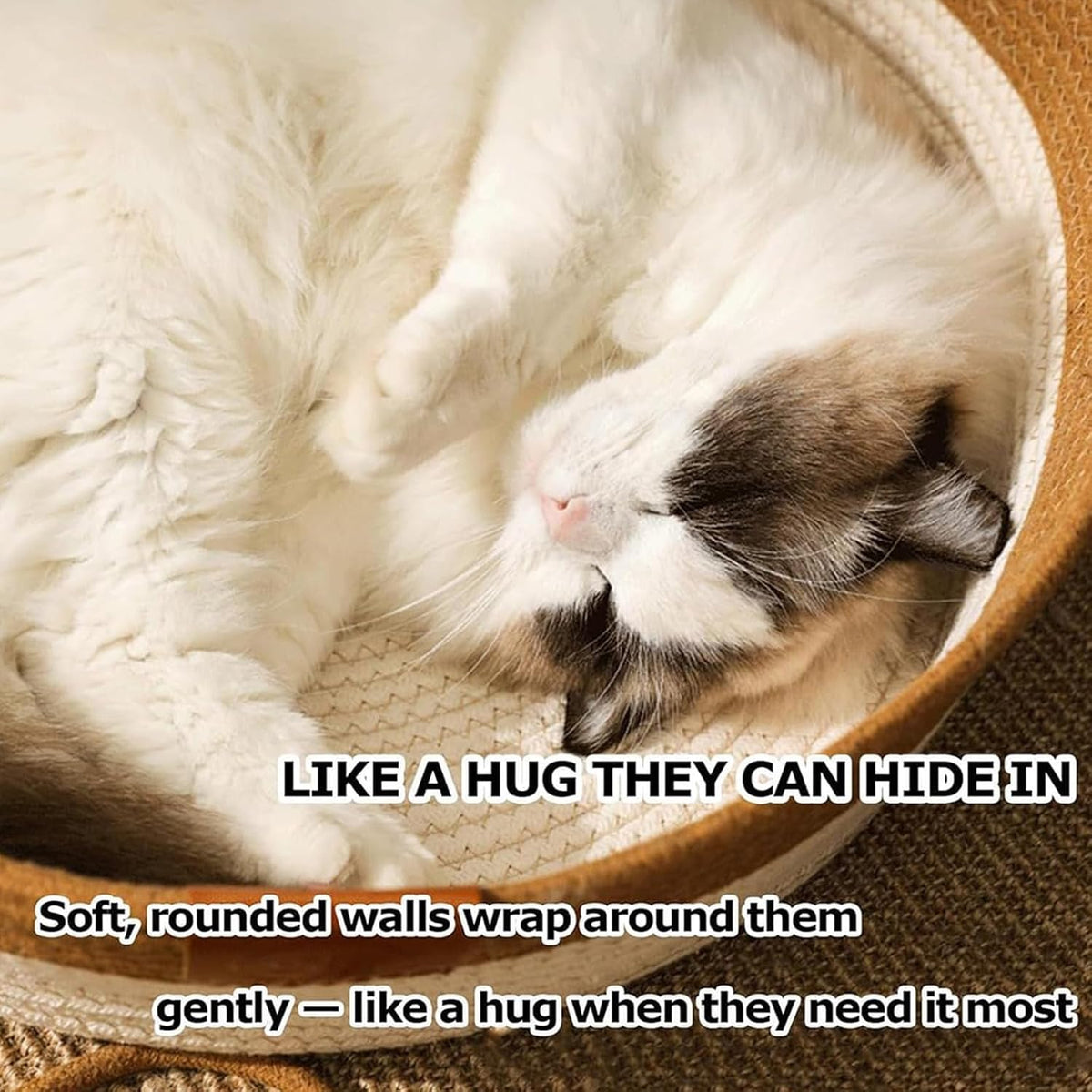 Stimuli Handwoven Basket for Cats