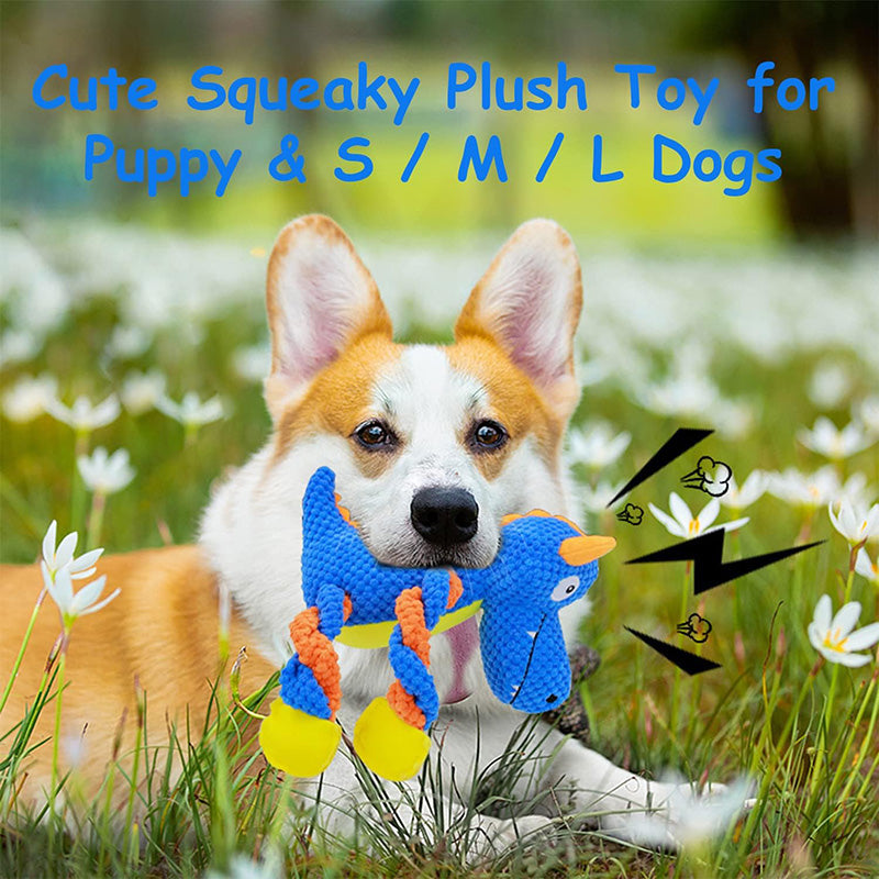 Durable Squeaker Plush Toy For Aggressive Chewers