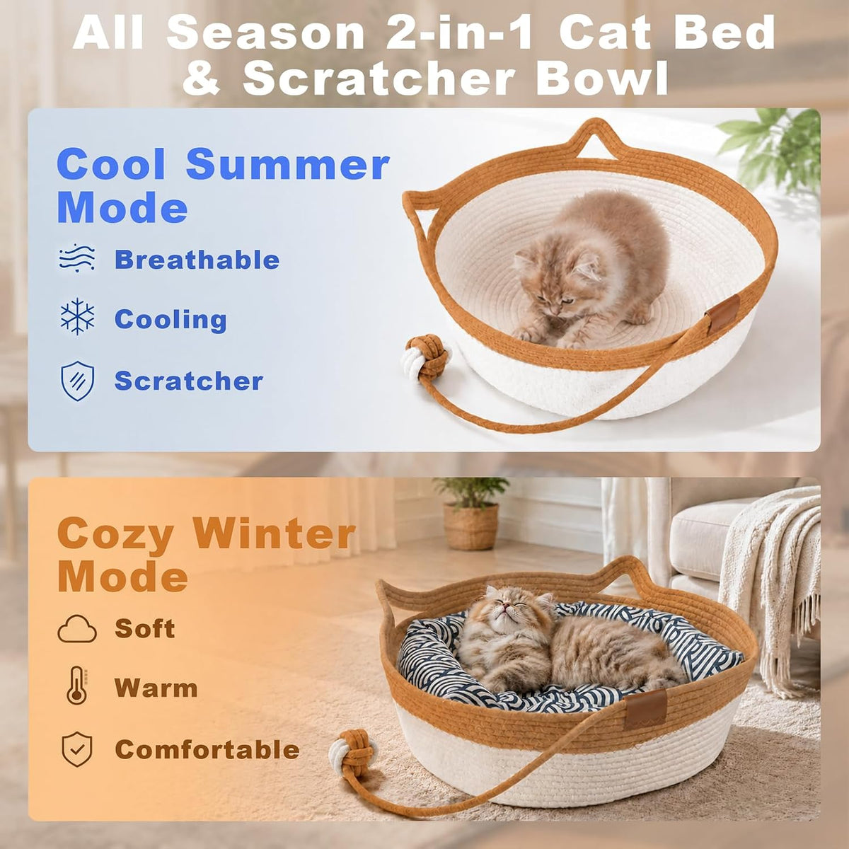 Instinct Basket | Meet the first research-backed natural territory for indoor cats