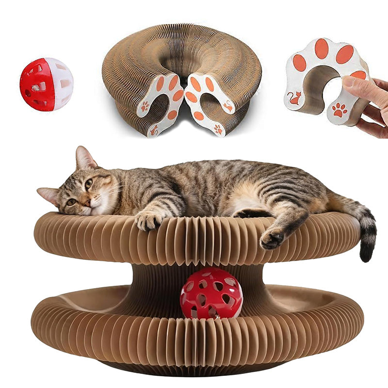 Kitty Kurlz Accordion Magic Organ Cat Scratcher Toys