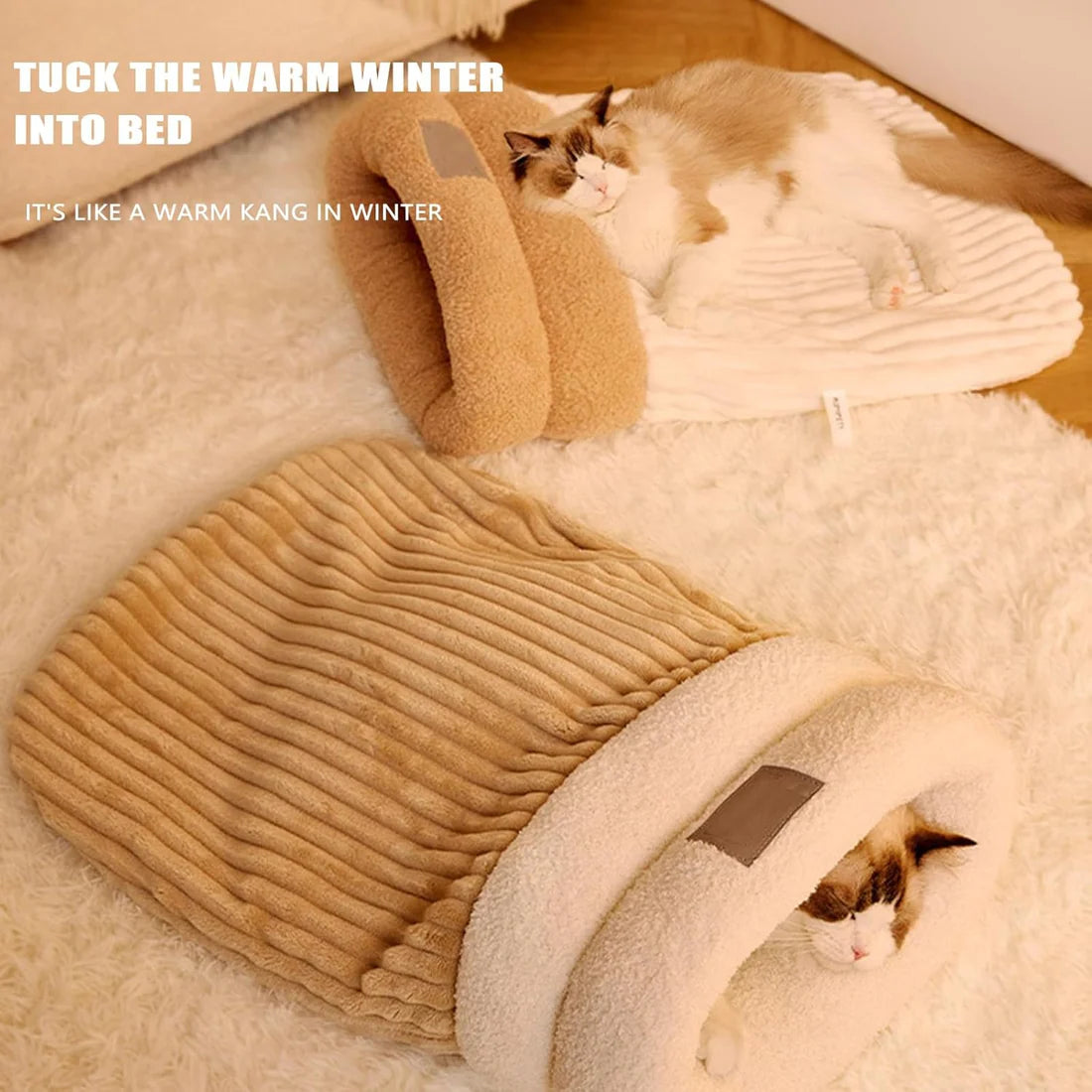 Cozy Pet Nest for Cats and Dogs
