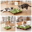 Cat Scratch Puzzle Enrichment Box: Nail File Stress Free Alternative to Clippers and Grinders