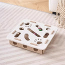 Cat Scratch Puzzle Enrichment Box: Nail File Stress Free Alternative to Clippers and Grinders