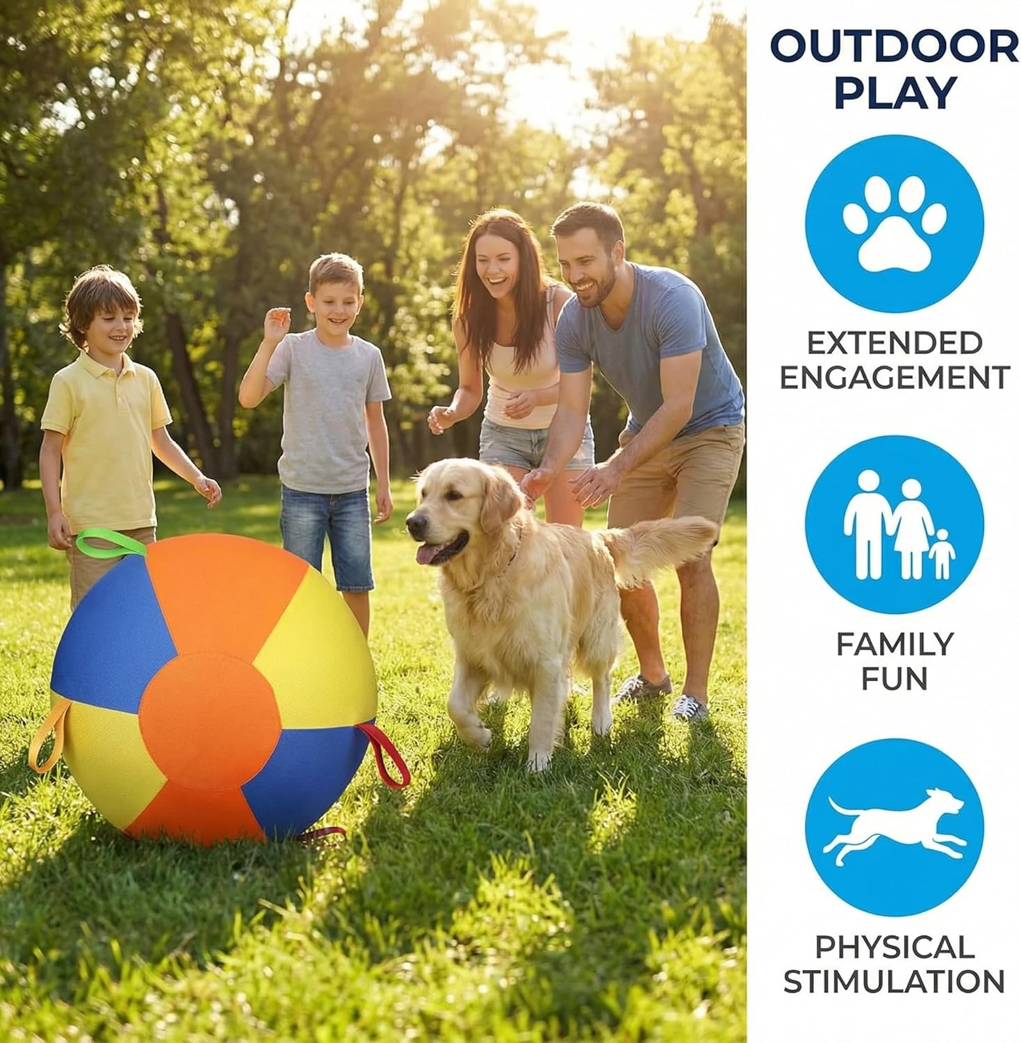 Calming Jumbo Ball Toy for Dogs
