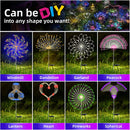 4 Packs Outdoor Solar Garden Firework Lights