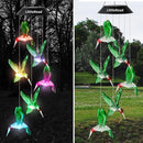 🦋 Enhance Your Garden - ✨Creative Bird Design Solar Wind Chimes