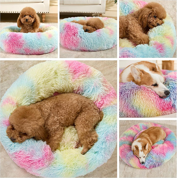 The Original Calming Dog Bed, Deep Sleep Dog Bed, Anti-Anxiety Calming Bed For Pet Comfy