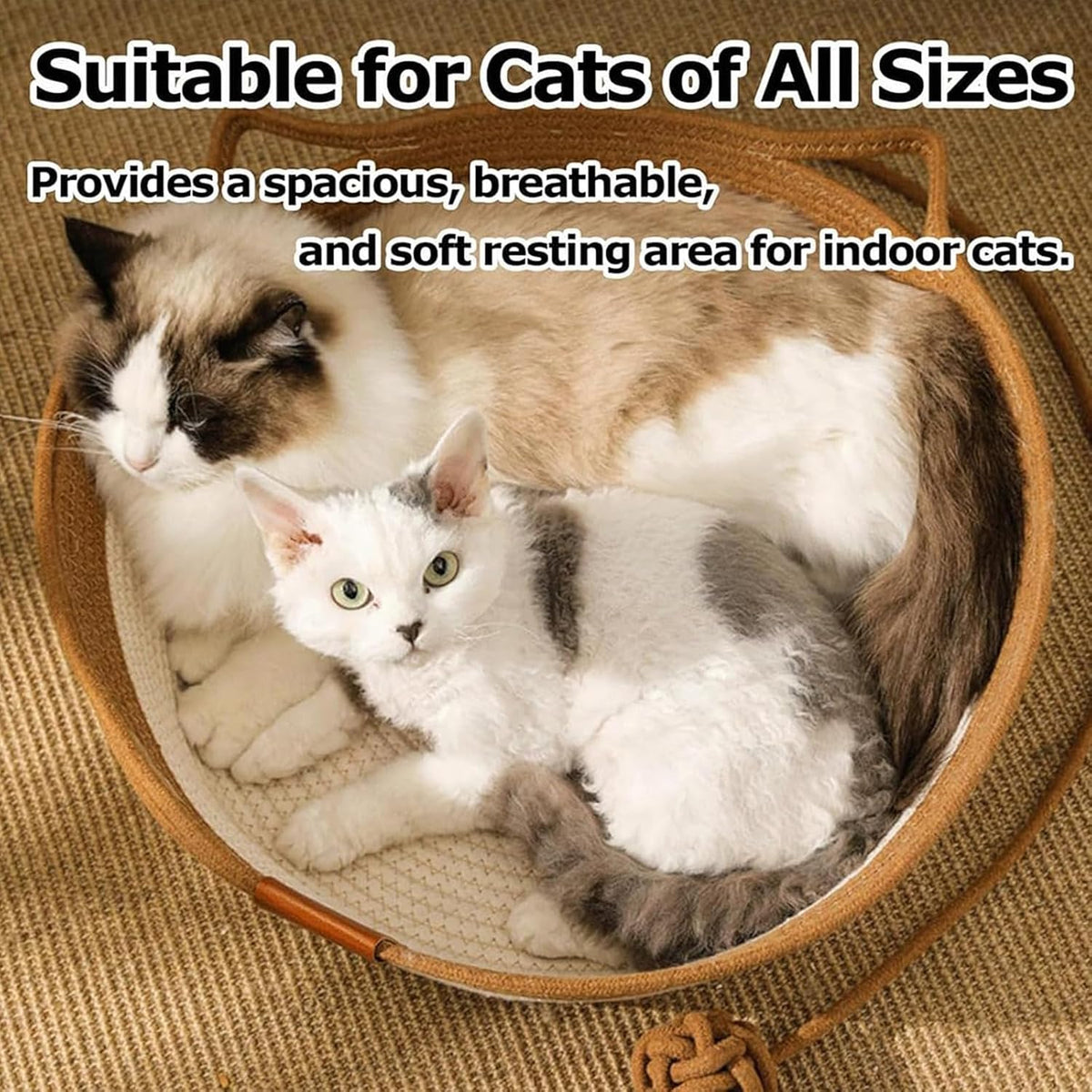 Stimuli Handwoven Basket for Cats