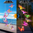 🦋 Enhance Your Garden - ✨Creative Bird Design Solar Wind Chimes