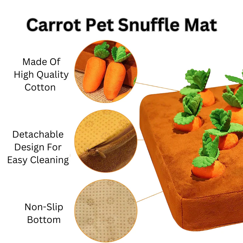 Carrot Garden - Plush Dog Toy