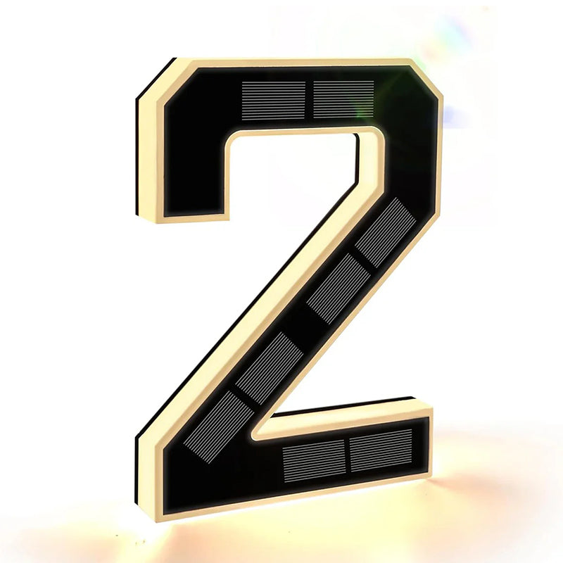 9 Inch Solar Lighted House Numbers for Outside