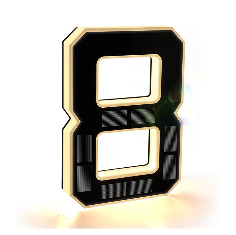 9 Inch Solar Lighted House Numbers for Outside