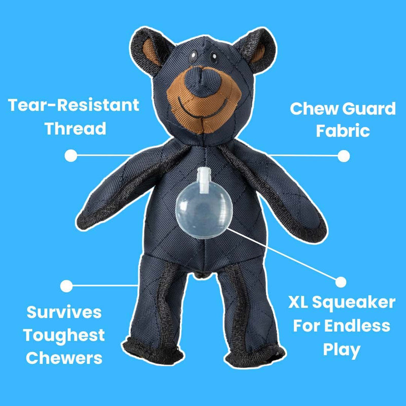 Indestructible & Interactive Bear Dog Toys For Heavy Chewers - IndestructiBear 2.0