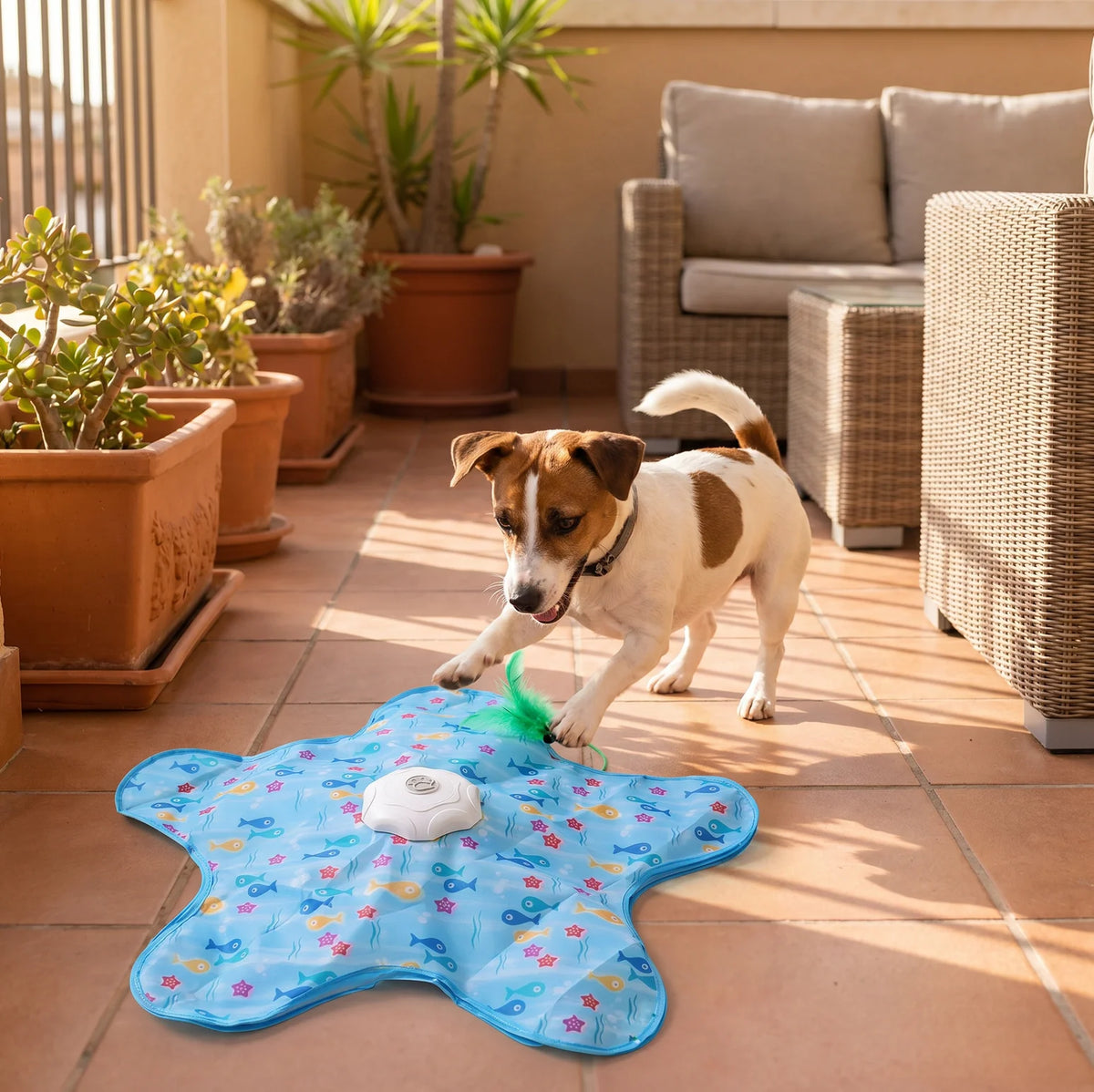 Automatic Hide and Seek Interactive Dog Toy