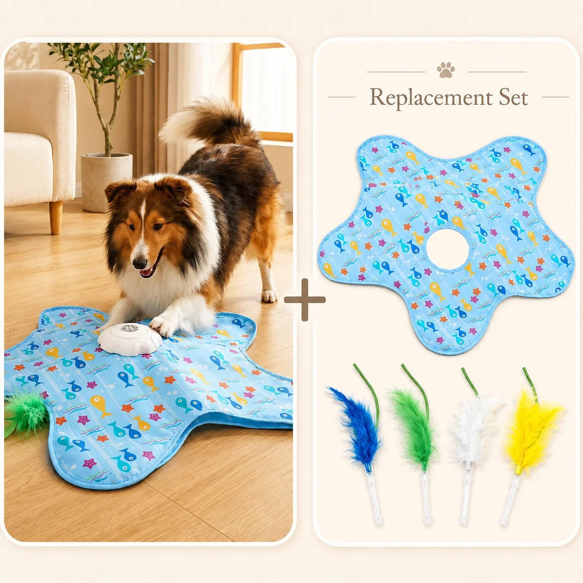 Automatic Hide and Seek Interactive Dog Toy