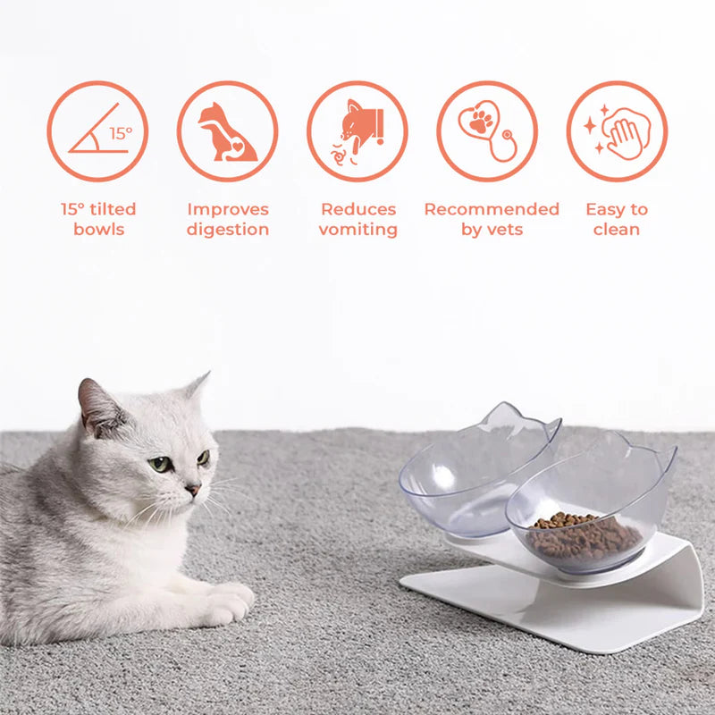 Anti-Vomiting Orthopedic Cat Bowl