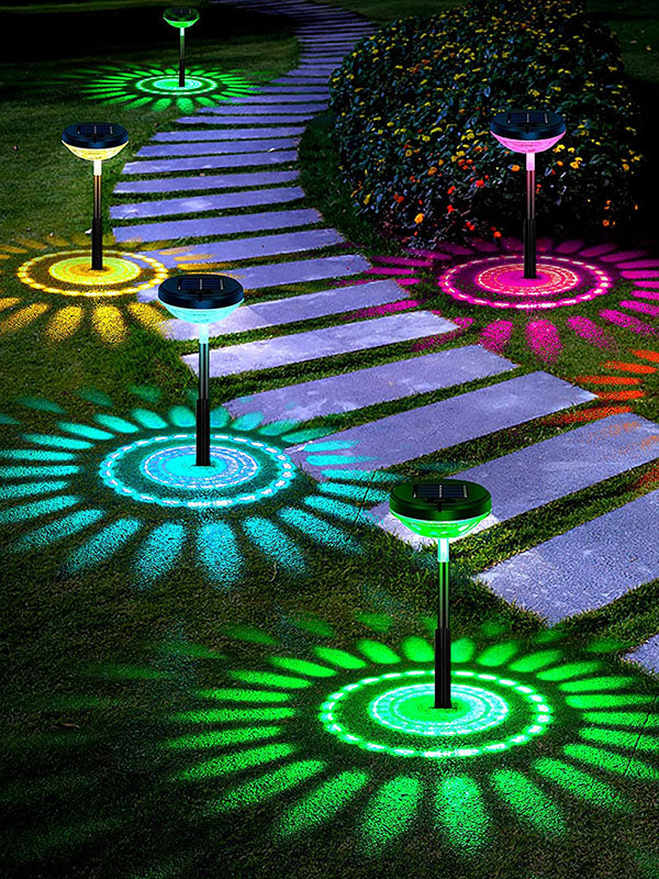 4 Packs Solar Landscape Pathway Lights Outdoor