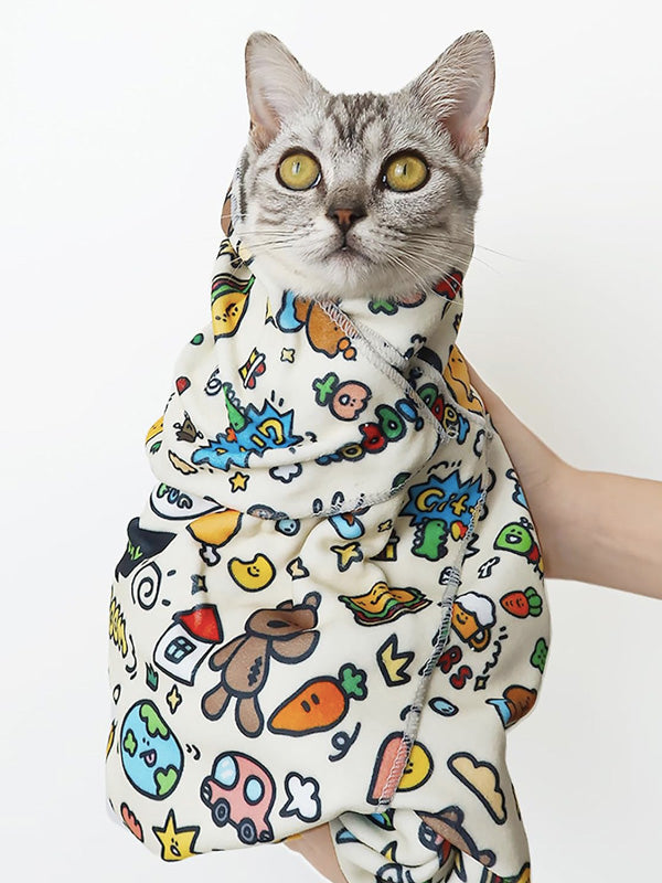 Cat Grooming Wrap For Stress-Free Nail Clipping & Medication