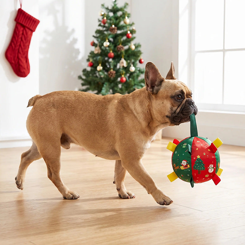 Christmas Dog Ball – Smart Rechargeable Automatic Motion Ball, Perfect Holiday Birthday Gift for Dogs
