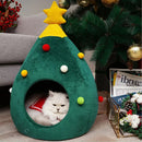 Christmas Tree Cat Beds House