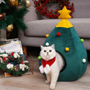 Christmas Tree Cat Beds House