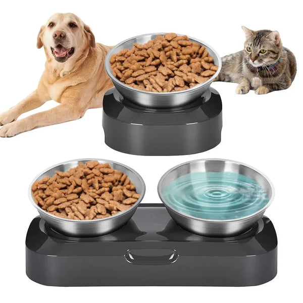 Anti-Vomiting Stainless Steel Cat Bowl