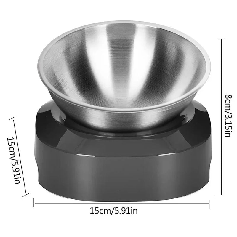 Anti-Vomiting Stainless Steel Cat Bowl