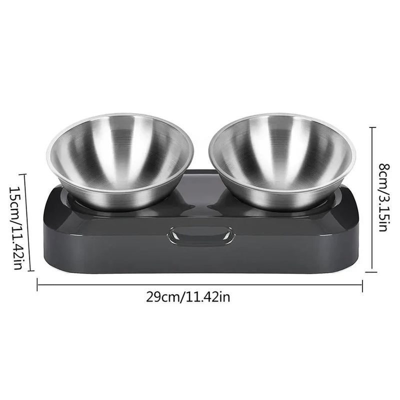 Anti-Vomiting Stainless Steel Cat Bowl