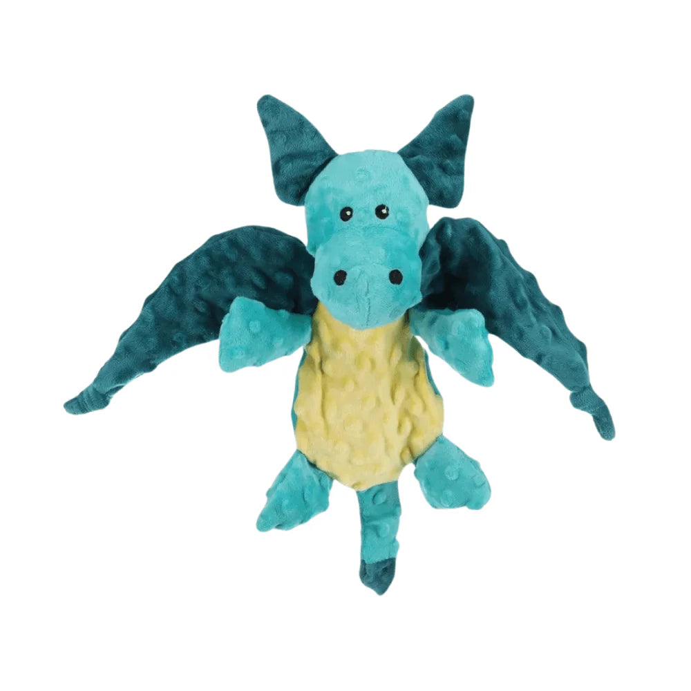 Indestructible Plush Dog Toy for Heavy Chewers