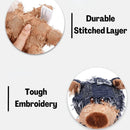 Indestructible & Interactive Bear Dog Toy For Aggressive Chewers