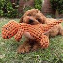 Indestructible Plush Dog Toy for Heavy Chewers