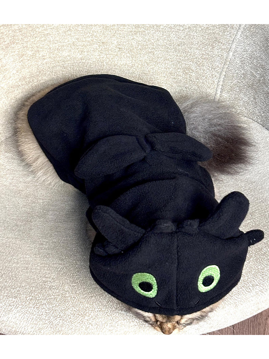 Halloween Devil Dragon Pet Costume, Dog & Cat Fall Winter Outfit