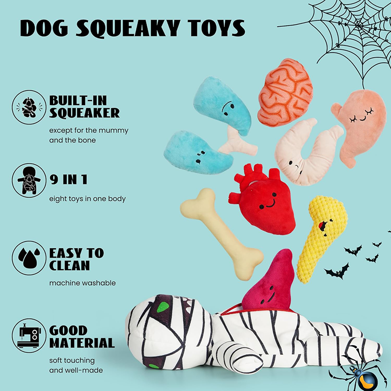 Halloween Zombie Mummy Dog Toys