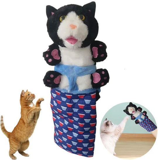Interactive Cat Play Glove | Scratch-Resistant Toy with Realistic Design & Movable Paws tarhus-trusted