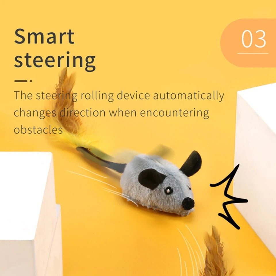 MoveMouse Interactive Cat Toy – Realistic Motion, Durable, and Stimulating Play for Active Cats
