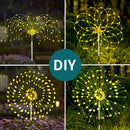 Solar Garden Firework Lights Outdoor Decoration