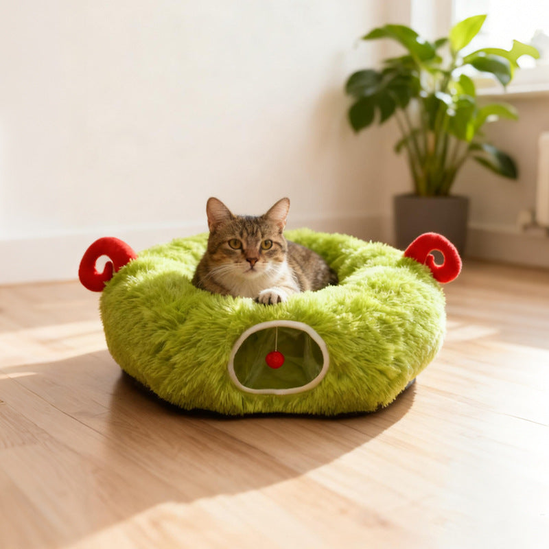 Cat Tunnel Bed for Under Christmas Tree
