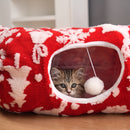 Cat Tunnel Bed for Under Christmas Tree