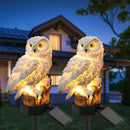 Solar Owl Garden Light with Decorative Stake