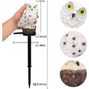 Solar Owl Garden Light with Decorative Stake