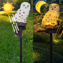 Solar Owl Garden Light with Decorative Stake