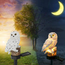 Solar Owl Garden Light with Decorative Stake