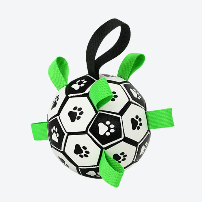 Dog Toys Soccer Ball with Straps