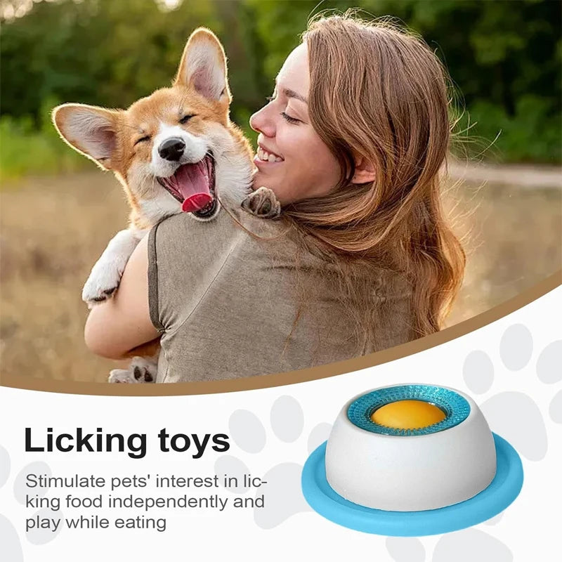 Interactive Lick Mat Slow Feeder Enrichement Toy for Dogs and Cats