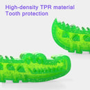 Slow-Feed Chew & Fetch Crocodile Dog Toy