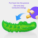 Slow-Feed Chew & Fetch Crocodile Dog Toy