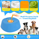 Slow Feeder Dog Bowls for Liquid Treat