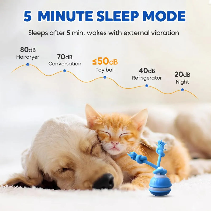 Smart Touch-Activated Automatic Rolling Ball For Pet