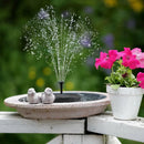 Bird Bath with Solar Fountain Set